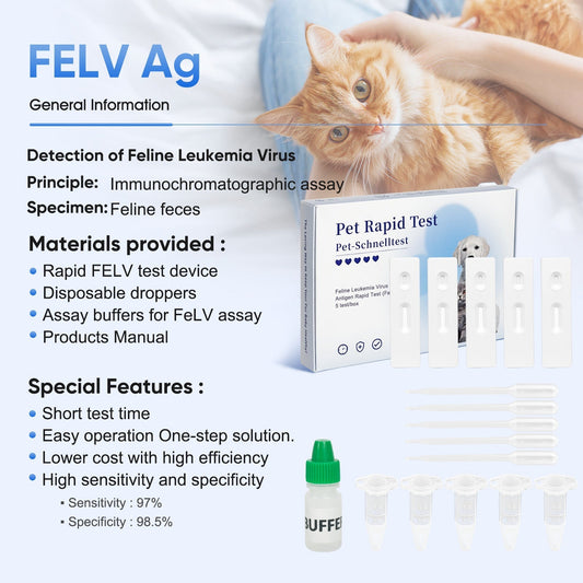 Revolutionize Your Pet's Care: The Power of At-Home FeLV Testing