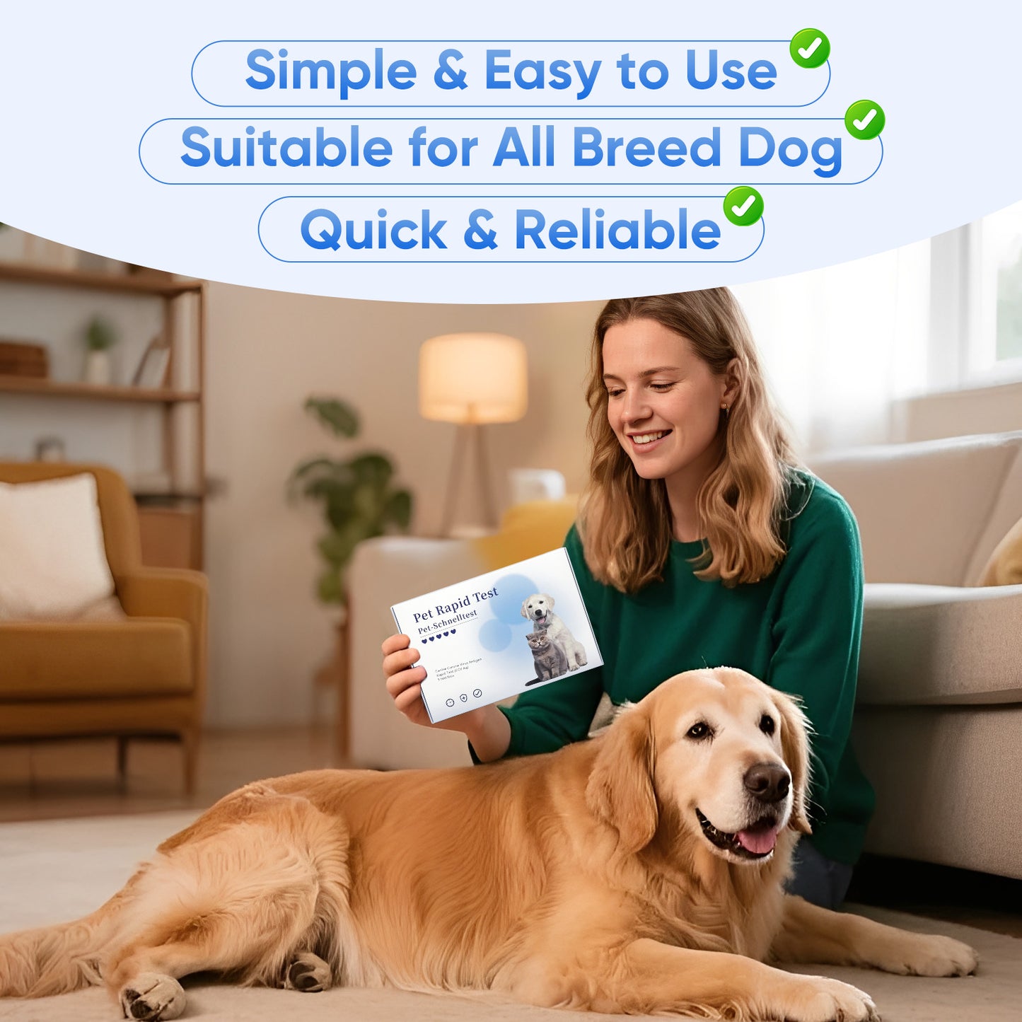 PawsXfun Canine Coronavirus Rapid Test Kit : 5-Piece Dog CCV Home Detection In Feces/Vomit 5 Minute - Accurate & Non-Invasive For All Breeds & Ages
